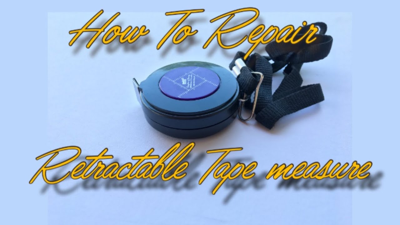 DIY- How to repair a retractable sewing tape measure. 