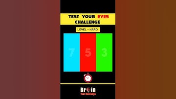 Eyes Challenge : Test Your Eyes Health | Riddles and Puzzles for IQ Test #shorts #paheliyan #viral