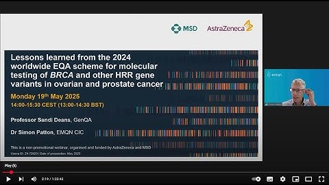 Lessons from 2024 EQA on molecular testing for BRCA & HRR gene variants in ovarian & prostate cancer