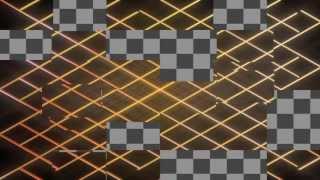 Shining Gold Grids Loop Transition Video Tile Off Preview