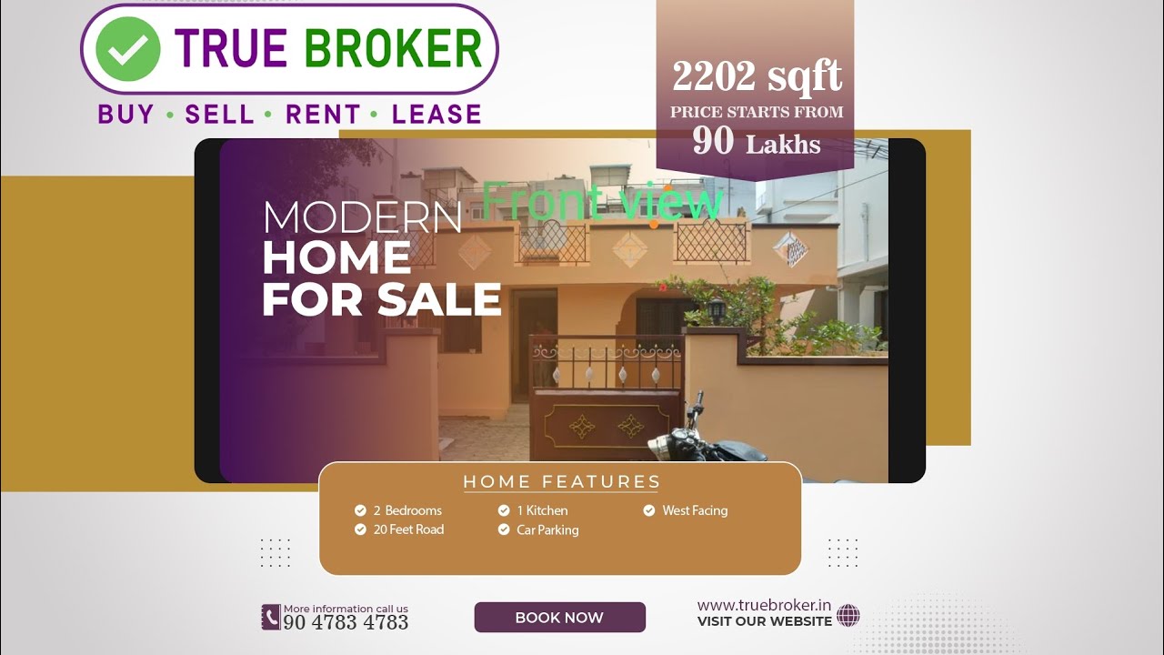 2 Bhk house for Sale 90 Laksh at GN mills, Coimbatore YouTube