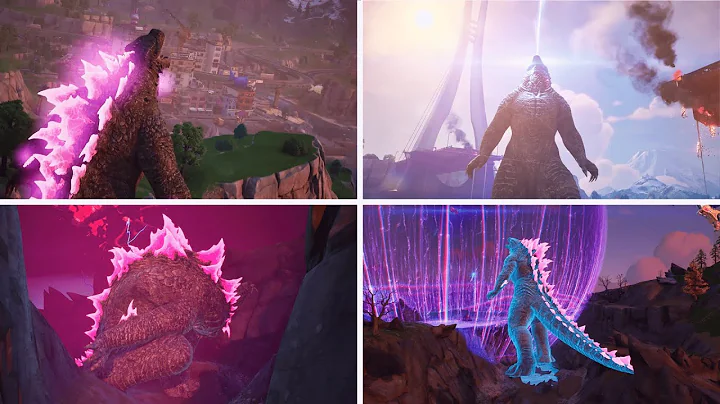 Evolution of Fortnite Godzilla