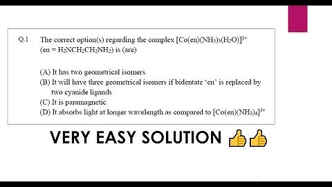 JEE ADVANCED 2018 Difficult Question on Isomerism in Coordination Compounds | JEE ADVANCED 2021
