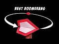 How to Make a Paper Airplane Boomerang A4 - Best Paper Airplane Tutorial