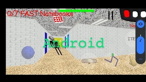 Baldi is lazy Super Duper Ultra Fast Android