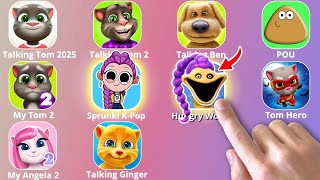 Talking Tom,KPop Demon Hunters,SLAP TOWER,Roblox,Talking Ben,Sprunki Incredibox,My Talking Angela 2