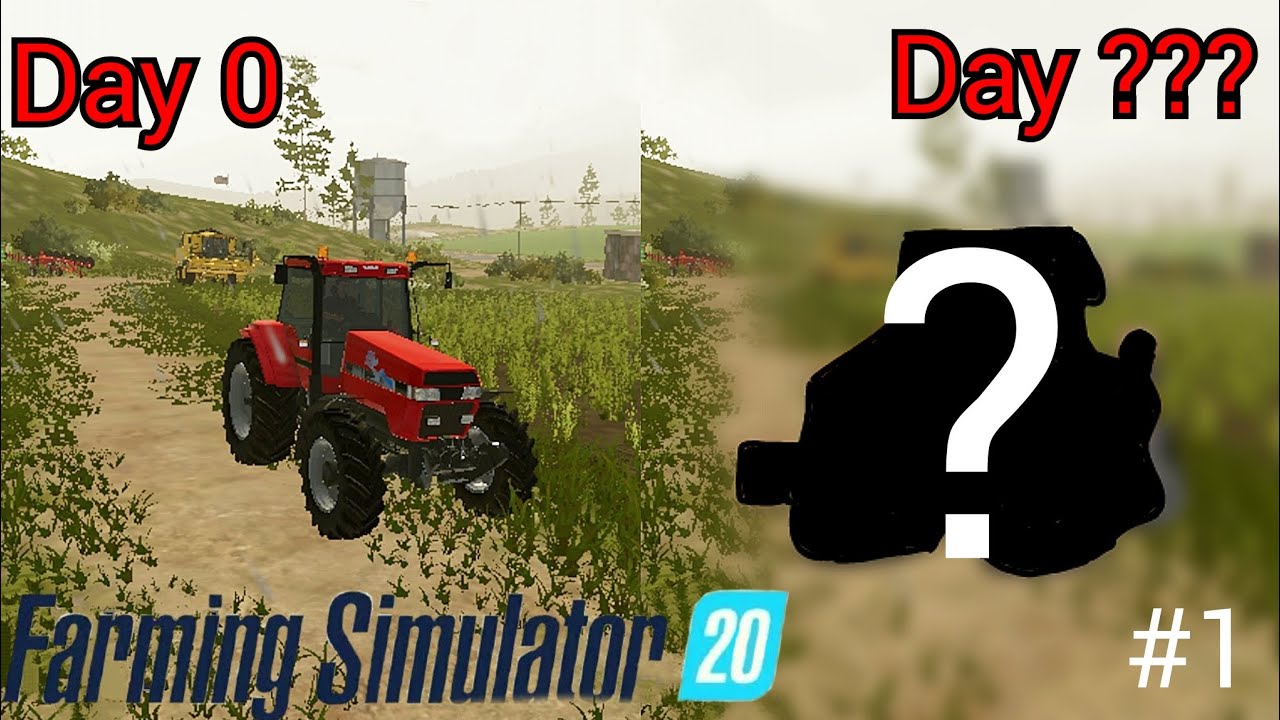 ВЫЖИВАЮ НА ФЕРМЕ С НУЛЯ FARMING SIMULATOR 20 (FS20)