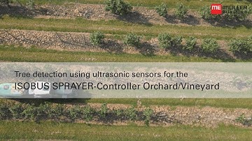 Tree detection using ultrasonic sensors for the ISOBUS SPRAYER-Controller Orchard/Vineyard