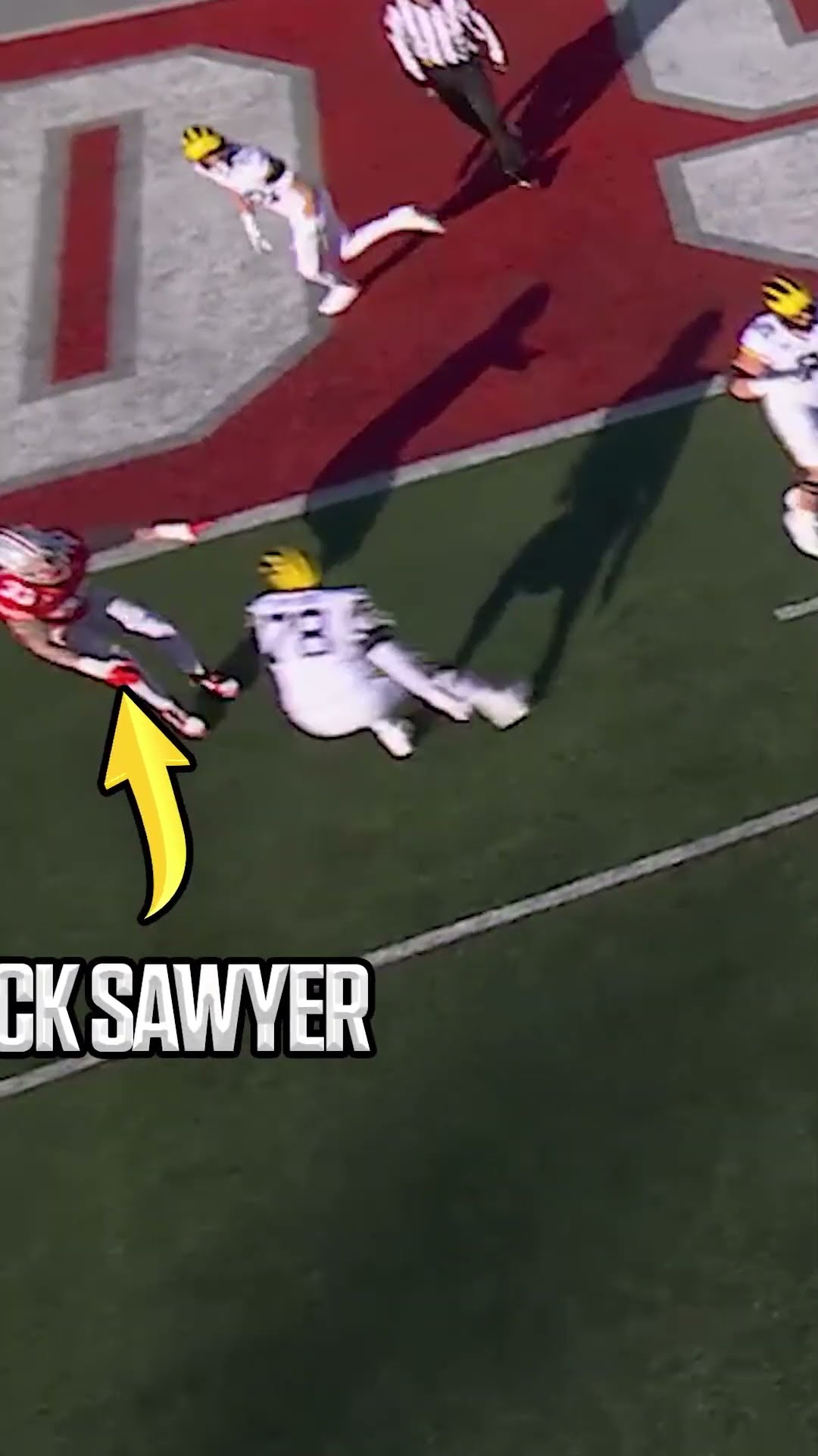 What a TIMELY interception for OSU's Jack Sawyer ? #Collegefootball #Osufootball #Ohiostate
