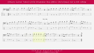 [Share Guitar Tabs] Little Drummer Boy (Misc Christmas) ver 4 HD 1080p