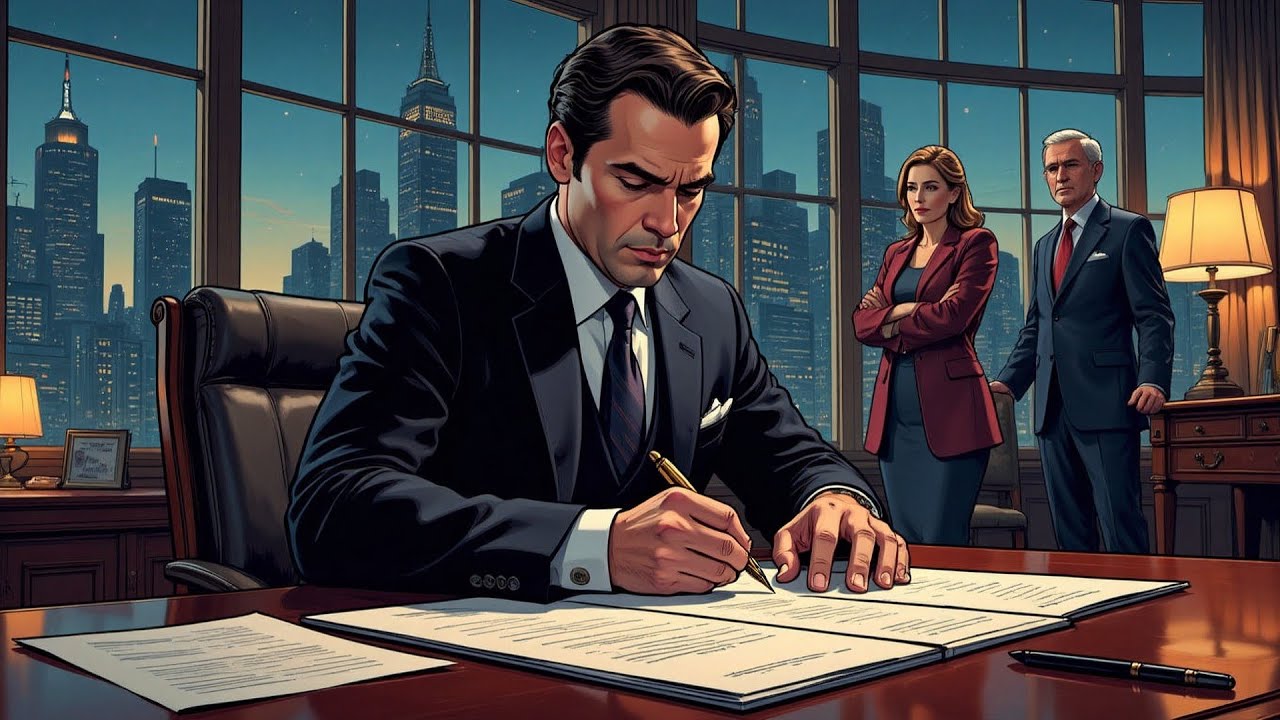 Él firmó los papeles de venta y el imperio de la familia de ella colapsó... Director Ejecutivo de un