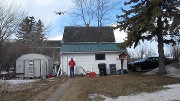 Test of Naza M w/GPS In Wind On TBS Disco