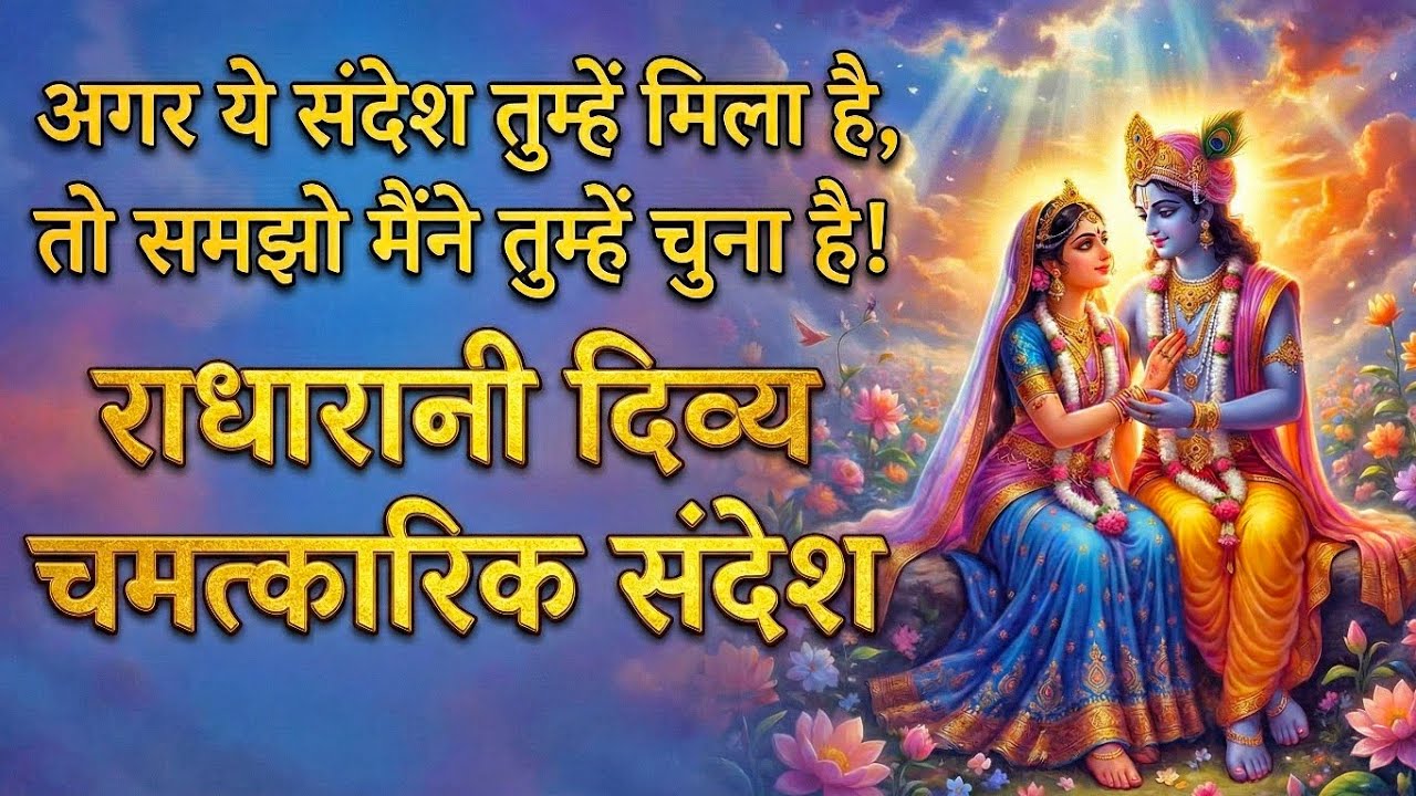 अगर यह संदेश तुम्हें मिला है Radharani-ka-ashirwad⁩  #radheradhe #maa