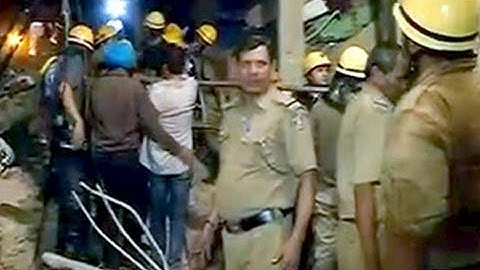 4 Dead, Others feared trapped as 4-storey building collapses in Delhi