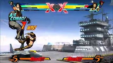 UMVC3: X-23 Solo Relaunch Combo