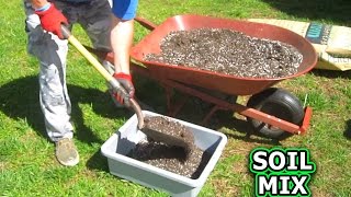 How i make my container garden soil and where to buy all the supplies and ingredients. My mix is 80% Compost, 10% Perlite, 10% 