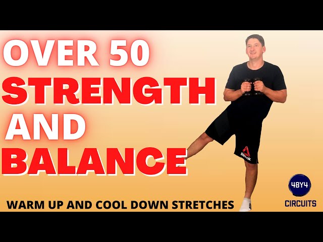 OVER 50 STRENGTH AND BALANCE | FOR BEGINNERS class=