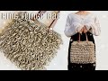 【かぎ針編み】リングフリンジバッグの編み方