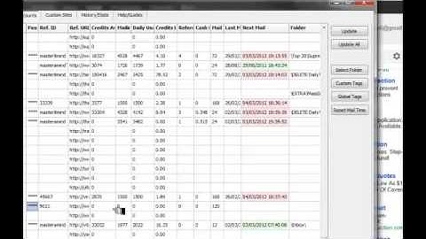 SLGenie How to set-up the SL Accounts
