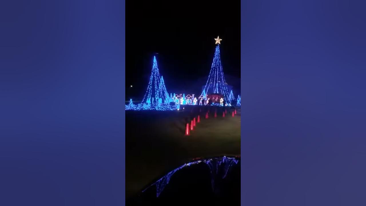 Dissapointing Christmas light display at Grace Baptist Church, Sarasota