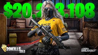 Made 20M Solo with FAL in 9 Hours🤑 | Arena BreakoutS13