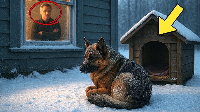 The Dog Slept in the Snow — His Owner Was Horrified When He Looked Inside!  - YouTube