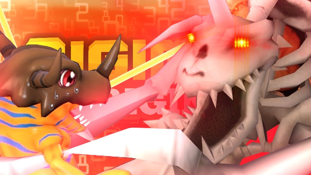 Defeating The First Boss In Digimon Origins Skullgreymon - route 2 roblox project pokemon 2 youtube