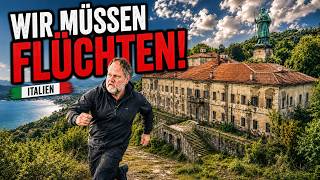 SECURITY IM NACKEN & MISSION GESCHEITERT!!! 🚨 Italien-Roadtrip Tag 1 eskaliert 🏃‍♂️ Lost Place Urbex