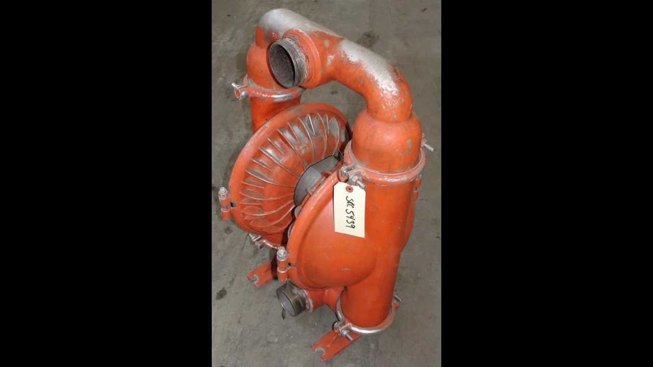 Wilden 3" aluminum diaphragm pump. Model M15 YouTube