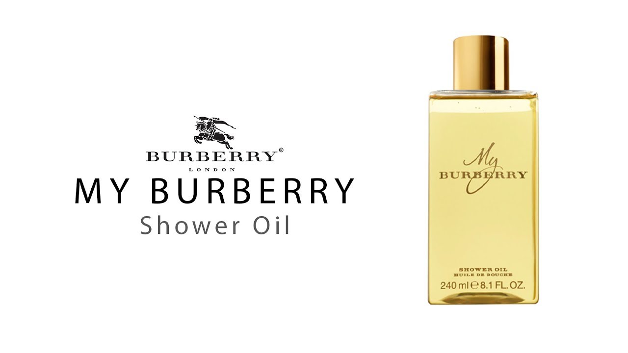 burberry shower oil
