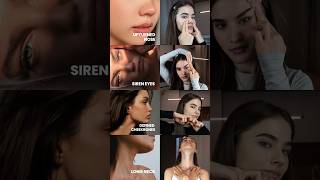 Exercise For Upturned Nose,Siren Eyes, Defined Checkbones,Long Neck 🧣#youtubeshorts #shorts