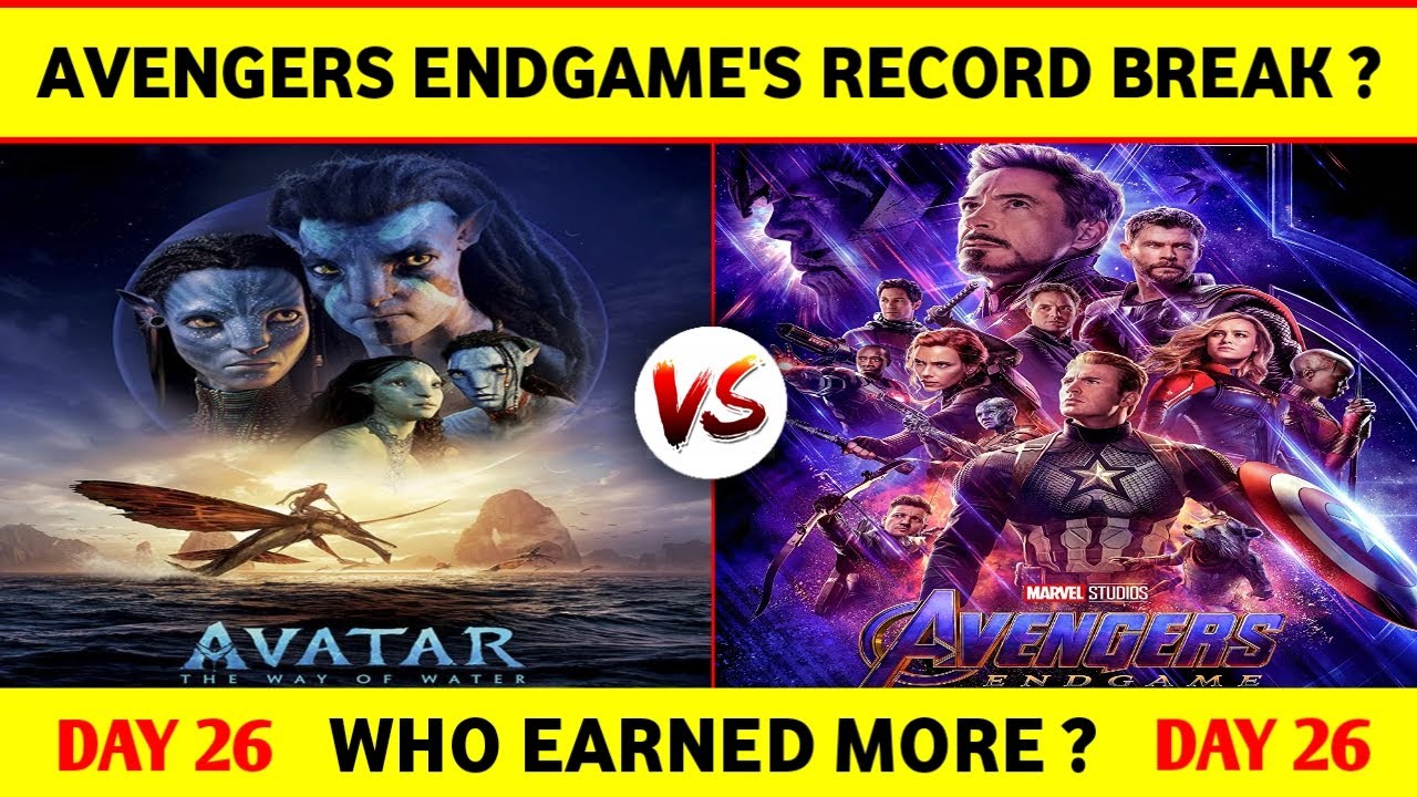 Avatar 2 vs Avengers: Endgame Daywise Box Office Collection and