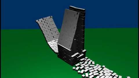 Blender Tower Collapsing (By Pitomator)