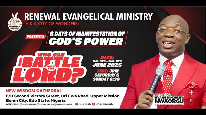WHO CAN BATTLE WITH THE LORD  DAY 6 || 06|2025|| with EVANG|| KINGSLEY NWAORGU ||