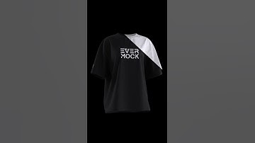 Thumbnail of 3D Women's Oversized T-Shirt Mockup