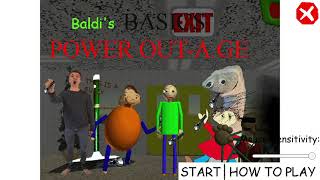 Spoopy! | Baldi's Basics POWER OUT-A.GE (Baldi's Basics 1.3.2 Decompiled mod)