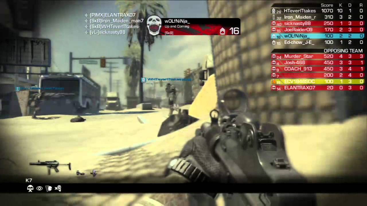 CoD: Ghosts Online Multiplayer 720p @30fps Stream - 11/6/13 - 3 / 8