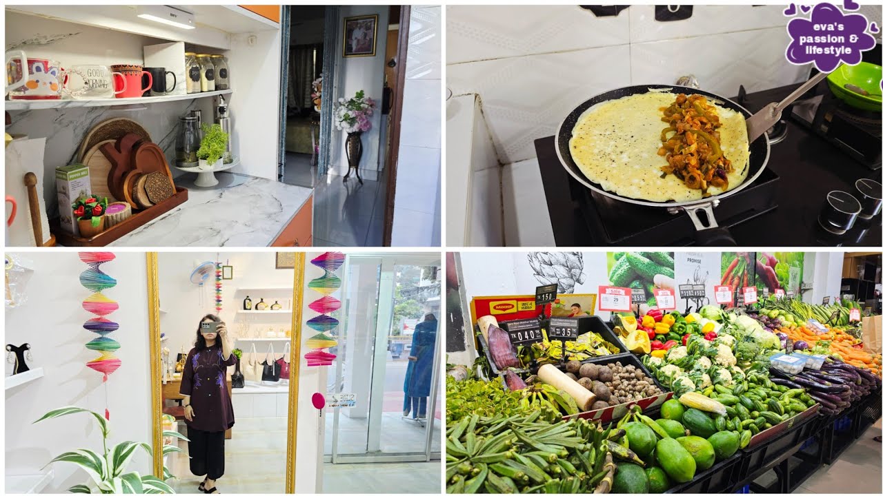 কিচেন ক্লিন থাকলে খুব শান্তি লাগে।। স্বপ্ন থেকে কিছু বাজার করলাম সাথে ব্রেকফাস্ট / Breakfast idea.