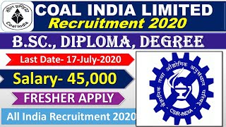 Coal India Limited Recruitment 2020 || CSIR RESEARCH Recruitment 2020