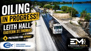 Oiling Process Begins In Leith Hall, Eastern St. Thomas