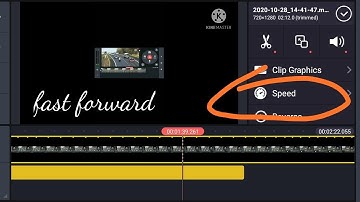 PAANO  mag fast forward and slowmo sa kinemaster???