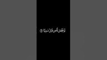 الشيخ ياسر الدوسري خلفيه سوداء سوره مريم #اكسبلور #راحة_نفسية #لايك #حالات_واتس #ياسر_الدوسري