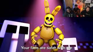 Epic Rap battle of Anything | Tricky the Clown vs Springtrap | Reaction