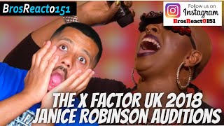 first time hearing  The X Factor UK 2018 Janice Robinson Auditions Full Clip S15E01 reaction