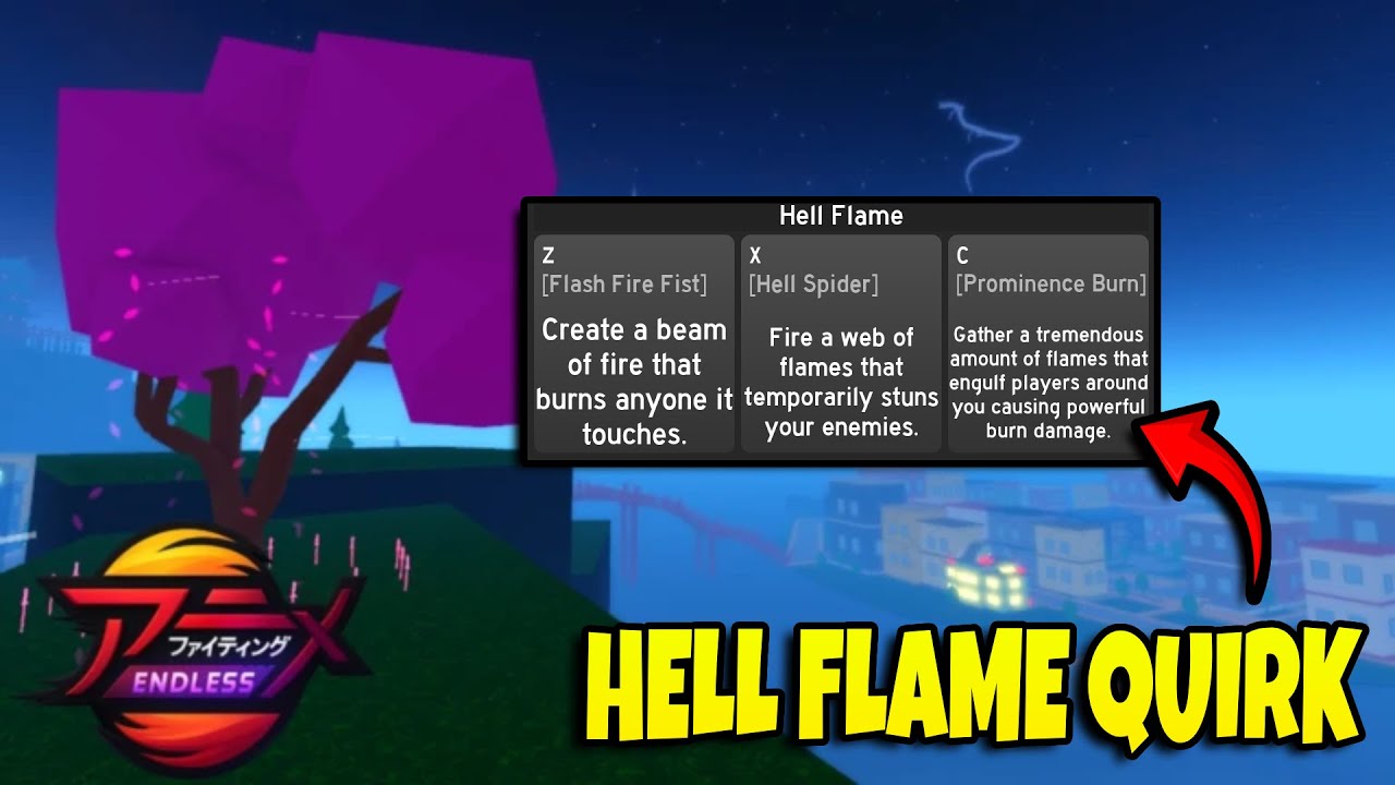 NEW SPECIAL QUIRK: HELL FLAME - ANIME FIGHTING SIMULATOR: ENDLESS