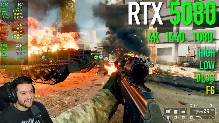 RTX 5080 in Battlefield 6 - High vs Low settings, DLSS 4 & Frame Gen Tested!