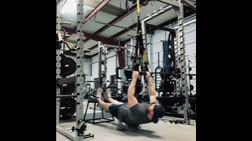 Feet Elevated TRX Rows with Chains