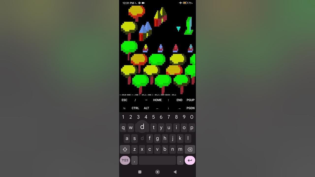 Full Colour Python Curses Game Developed On Termux Android (Redmi 12C ...