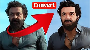 Photo To Cartoon Convert  - Just 1 Click |  Photo Ko Cartoon Kaise banaye