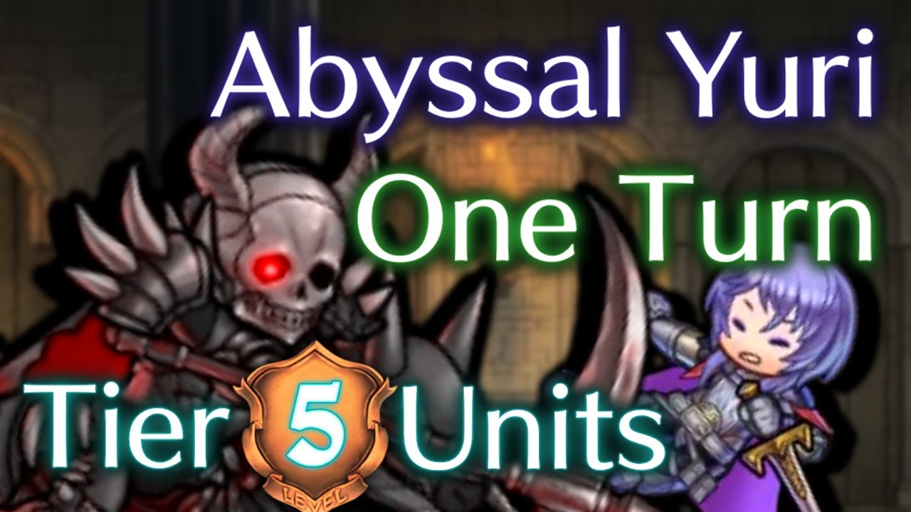 Death Knight vs Yuri! One Turn Low Tier Clear of Yuri's Legendary Hero Battle (Abyssal) FEH